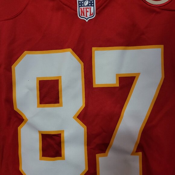Kansas City Chiefs Jersey Adult SMALL #87 HODGSON Nike on Field RED NFL AFC C4 - Picture 3 of 9